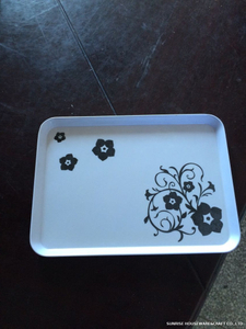 Melamine serving tray rectangle shape