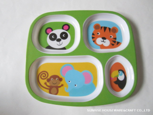 Melamine kids Plate 