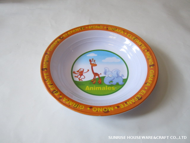 Melamine children bowl