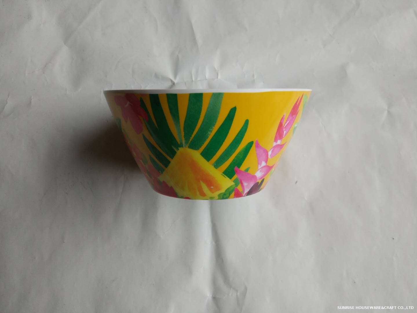 Melamine salad Bowl outside printing