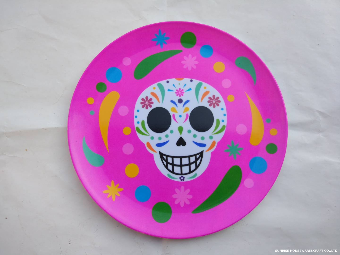 Melamine outdoor Plate festival item round shape