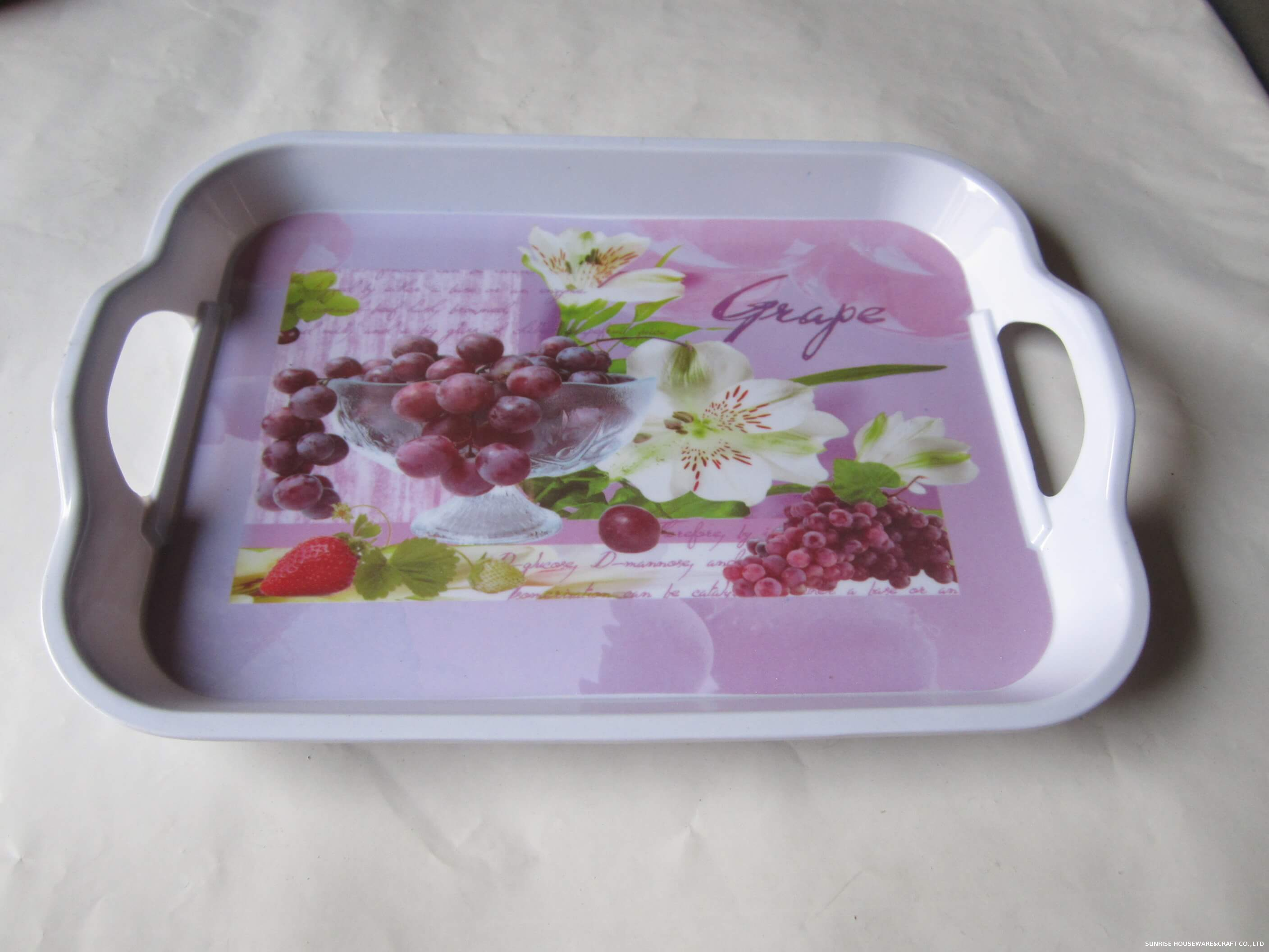 Melamine serving tray