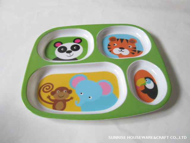 Melamine kids Plate 