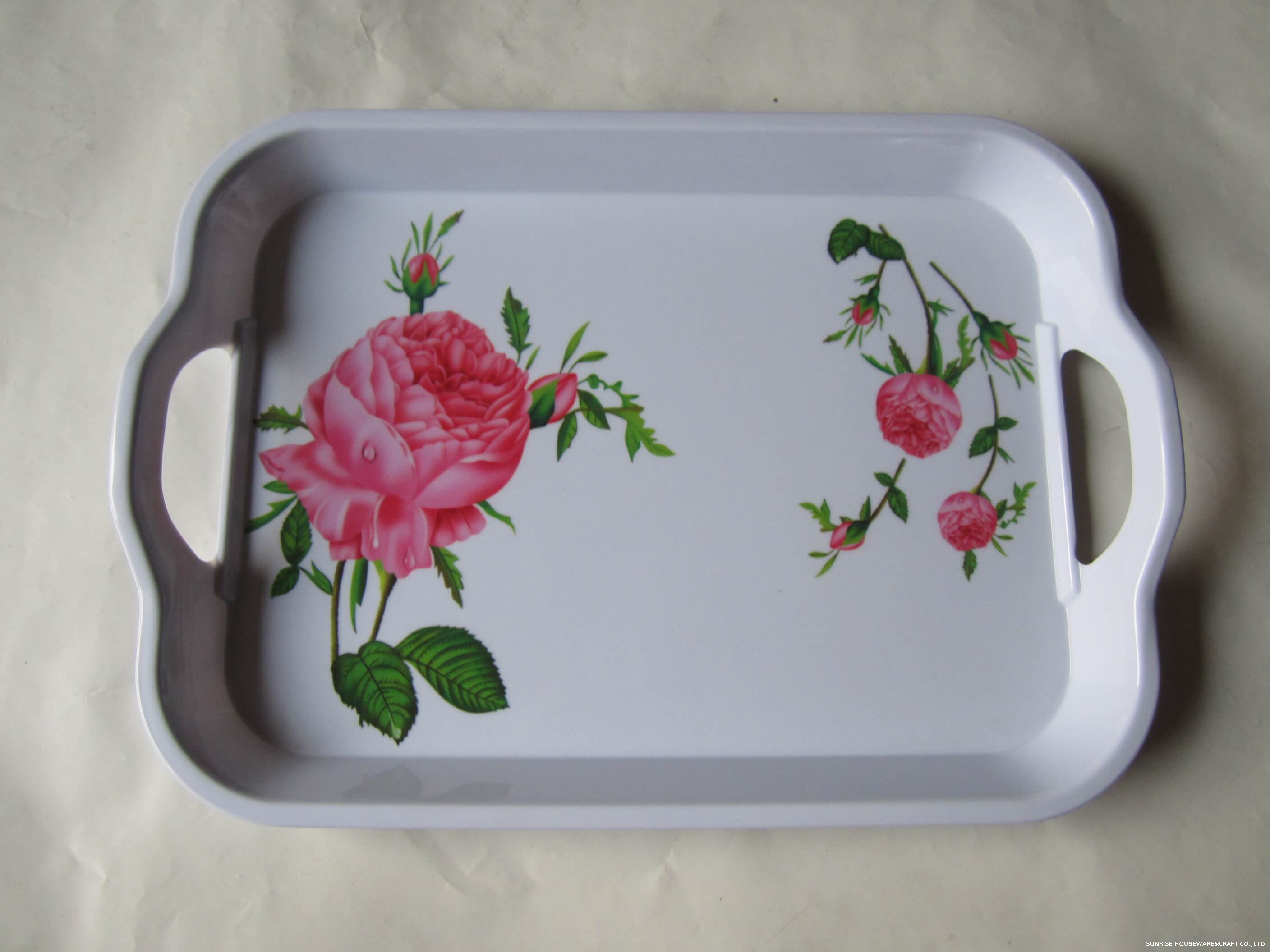 Melamine serving tray