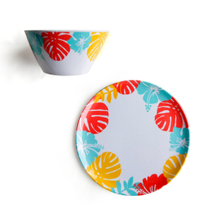 Melamine Dinner Plate And Bowl Set