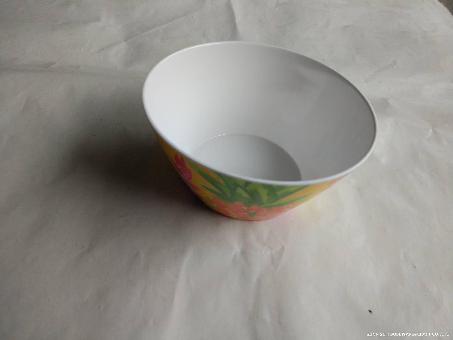 Melamine salad Bowl outside printing